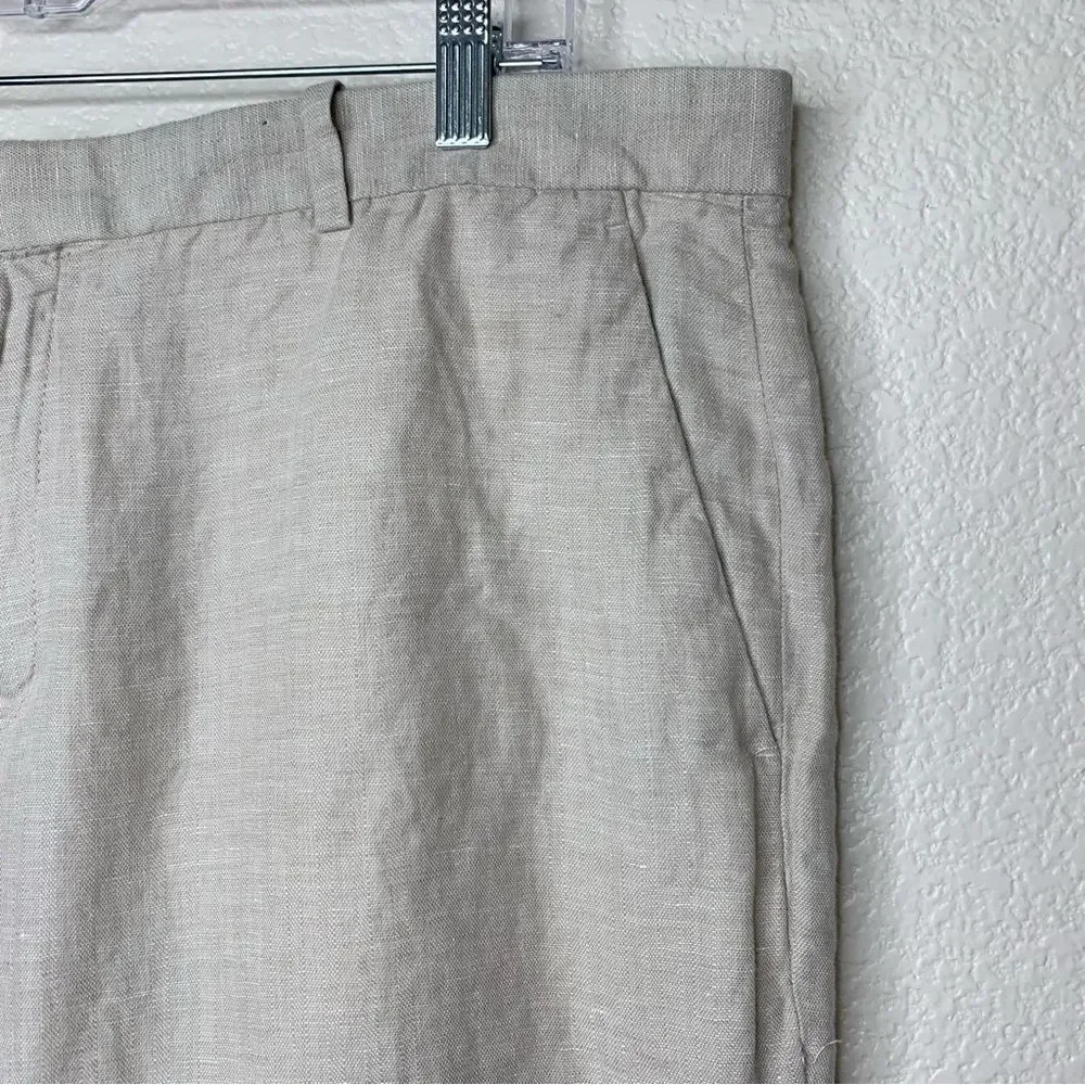 Perry Ellis Linen Blend Men’s Pants, Size 38 x 32